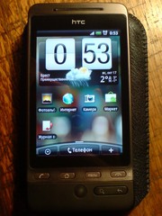 HTC Hero. Оригинал112x56.2x14.4 мм,  135 г,  Android,  TFT 65 тыс. цветов